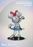 Beast Kingdom MC-078 Disney 100 Years of Wonder Platinum Minnie 40" Master Craft Figure Statue