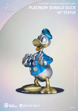 Beast Kingdom MC-077 Disney 100 Years of Wonder Platinum Donald Duck 40" Master Craft Figure Statue