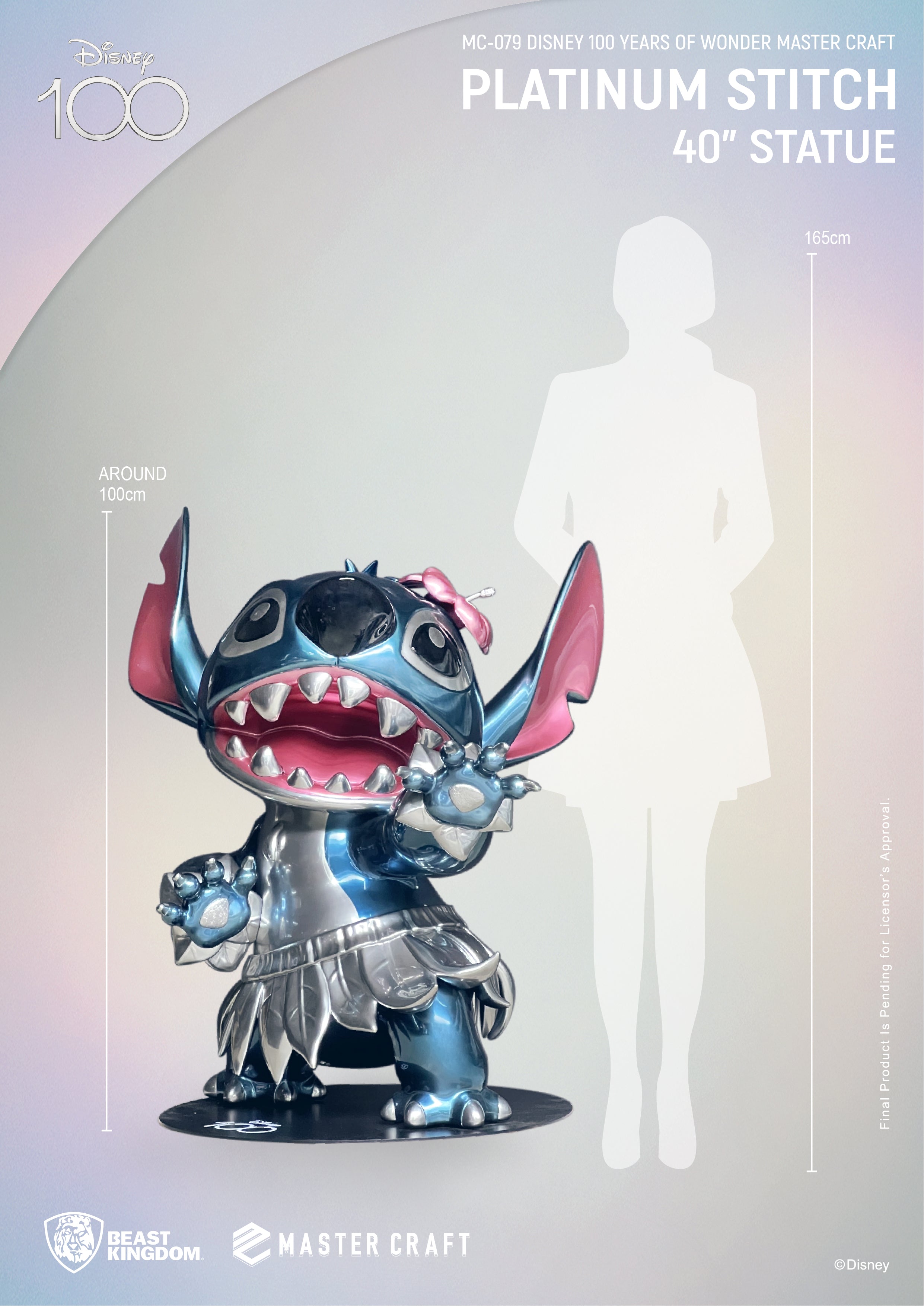 Disney 100 Years of Wonder Dynamic 8action Heroes DAH-102 Stitch