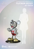 Beast Kingdom MC-080 Disney 100 Years of Wonder Master Craft Platinum Mickey 40" Master Craft Figure Statue