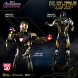 Beast Kingdom LS-085 Marvel Avengers: Endgame Iron Man Mark 85 Life Size Black and Gold Edition