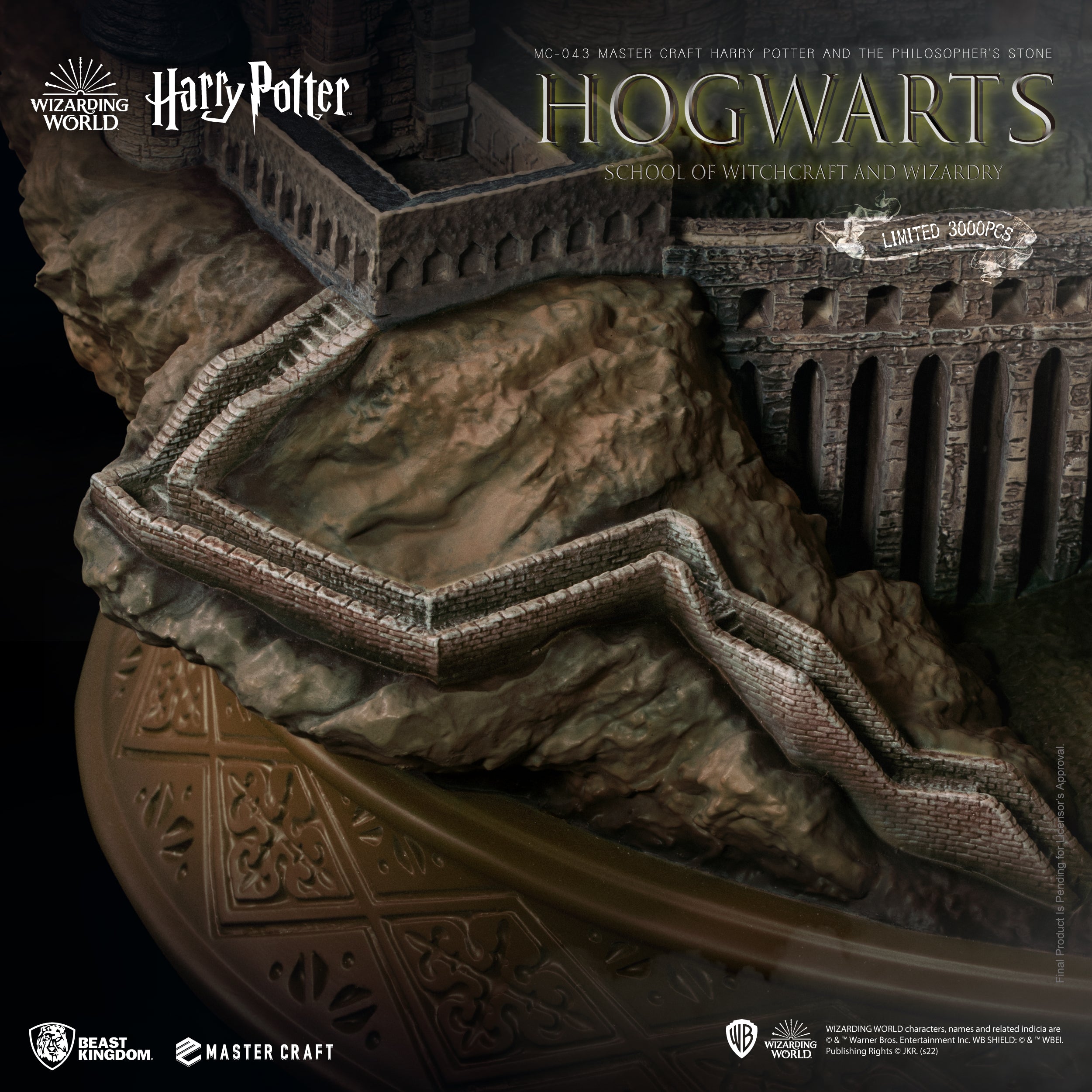 Beast Kingdom MC-043 Harry Potter And The Philosopher's Stone Master Craft Hogwarts School Of Witchcraft And Wizardry 1:4 Scale Master Craft Figure Statue