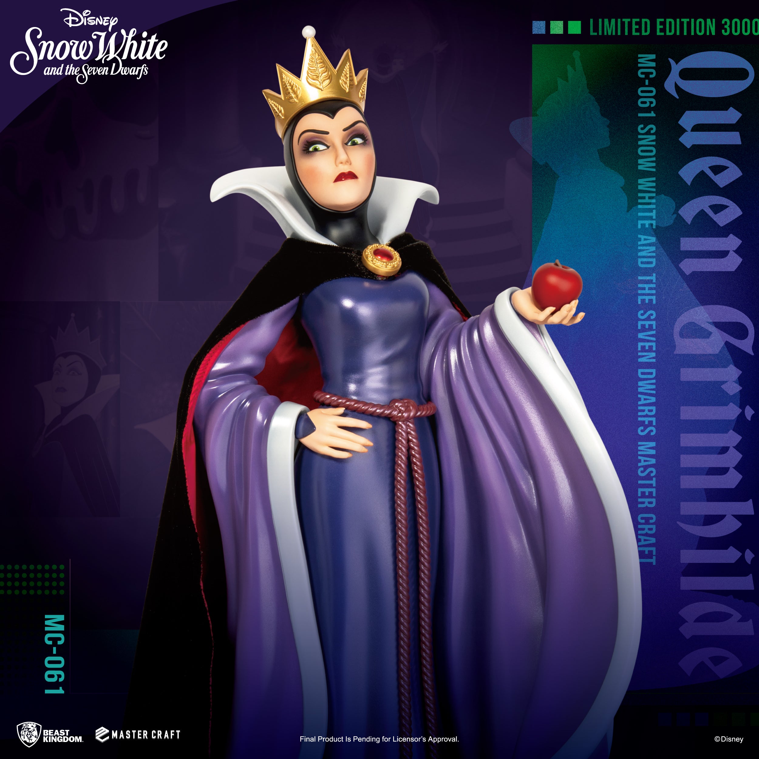 Beast Kingdom MC-061 Disney Snow White And The Seven Dwarfs Master Craft Queen Grimhilde 1:4 Scale Master Craft Figure Statue