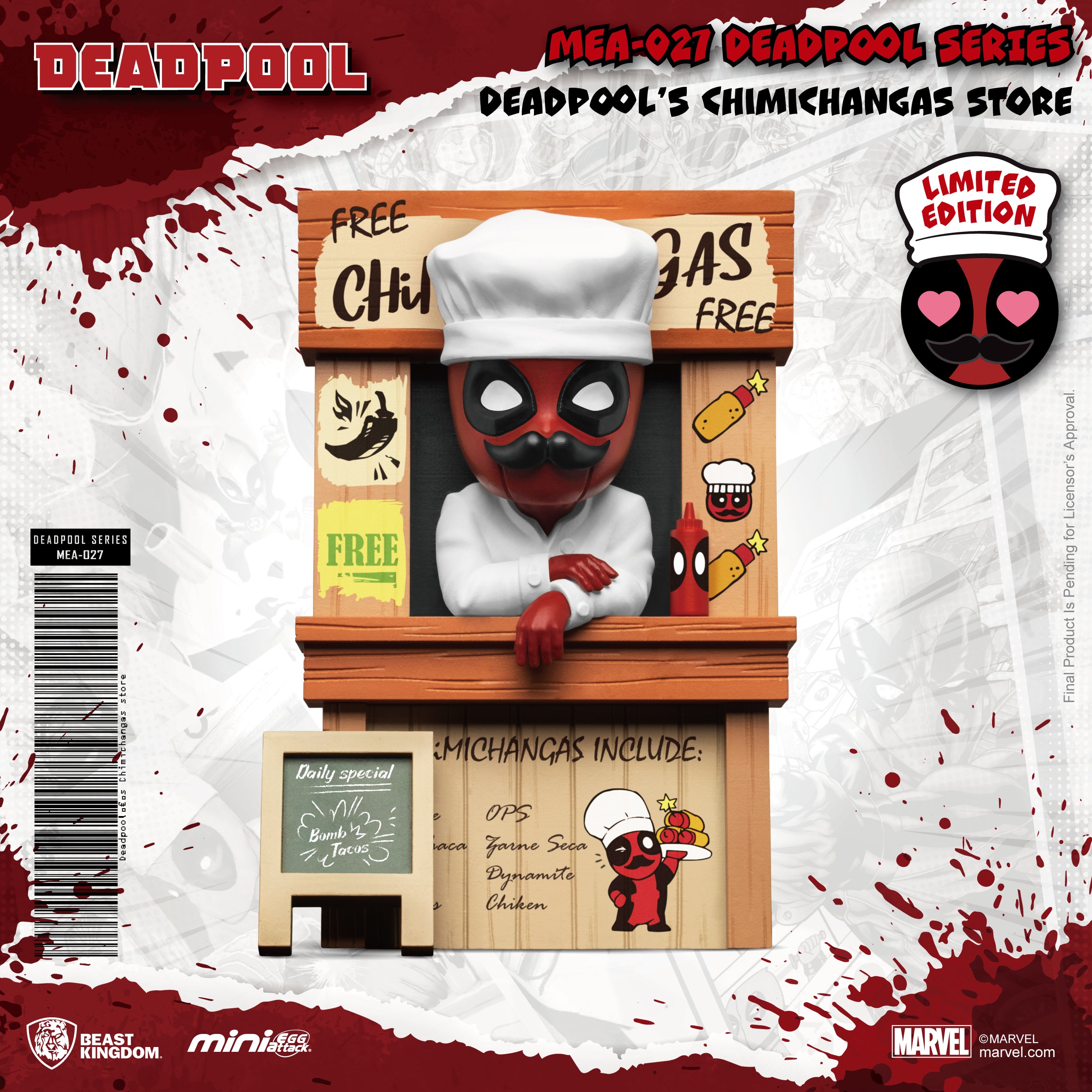 Deadpool with Chimichanga 349 - 7-Eleven Exclusive [Damaged: 6.5/10]