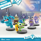 Beast Kingdom MEA-039 Disney Pixar Monsters, Inc. Series Set 6-in-1 Bundle Collection Mini Egg Attack Figure Statues