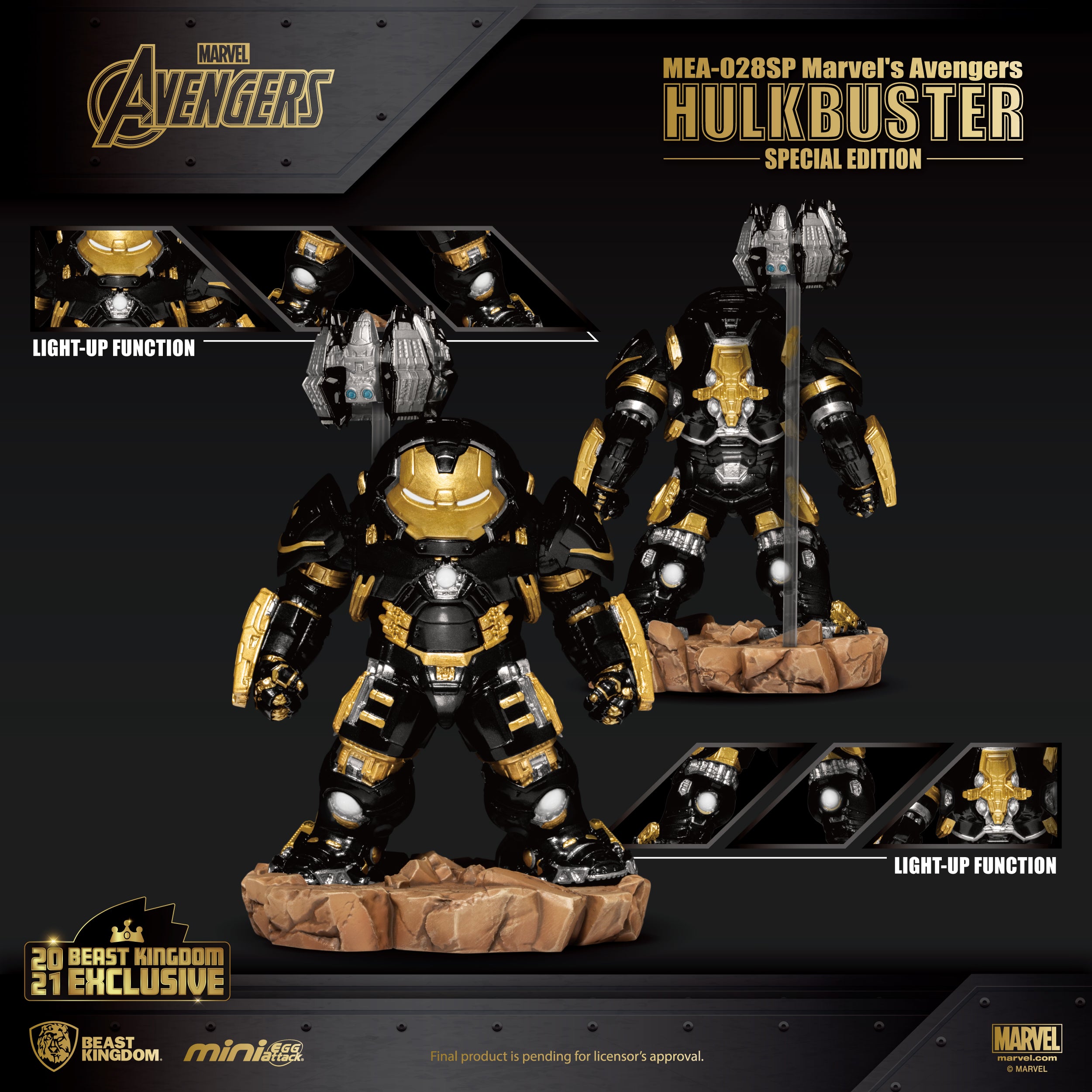 Beast Kingdom MEA 028SP Marvel Avengers Hulkbuster Special Edition Mi Beast Kingdom SEA