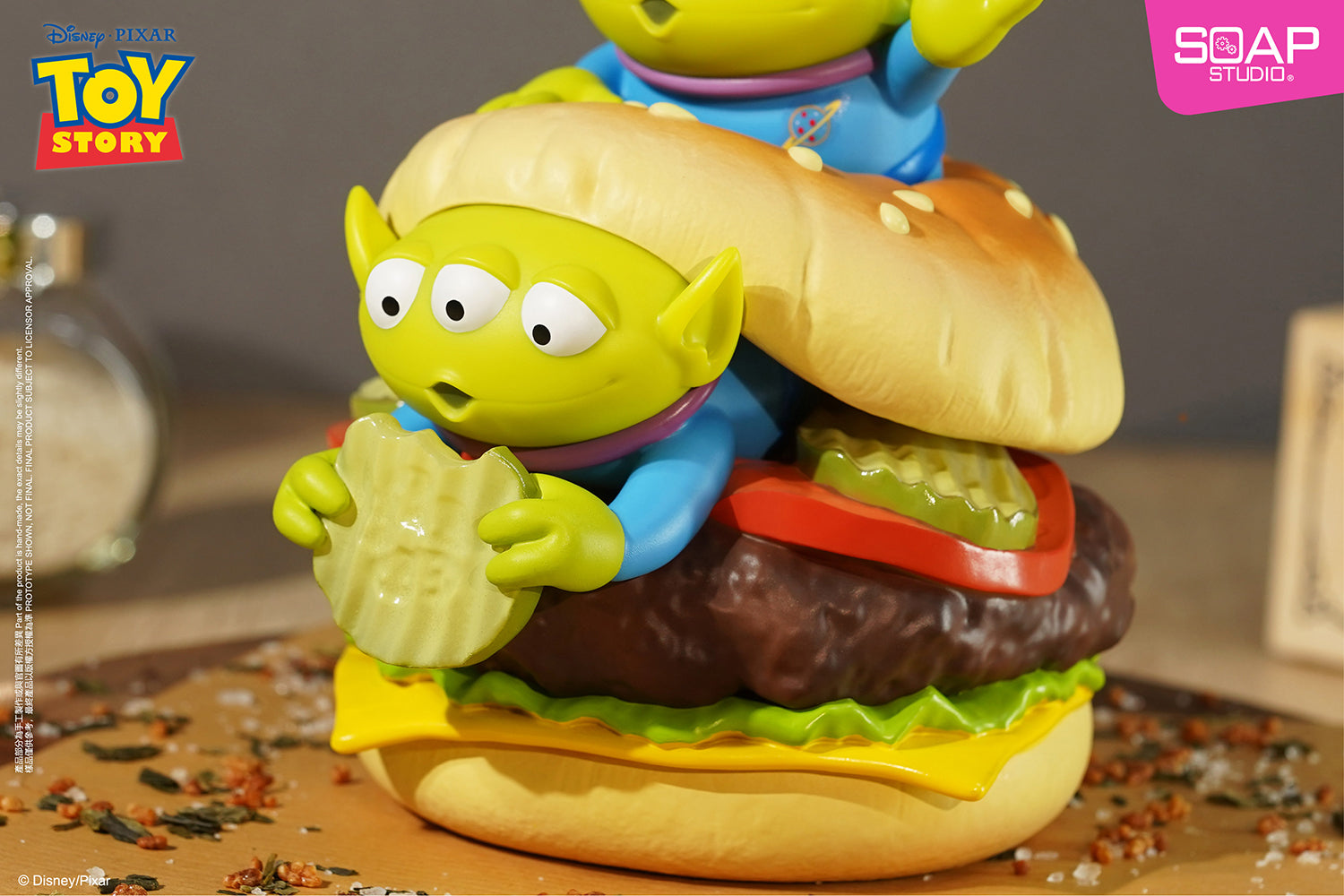 Soap Studio PX025 Pixar Aliens Burger Day Figure