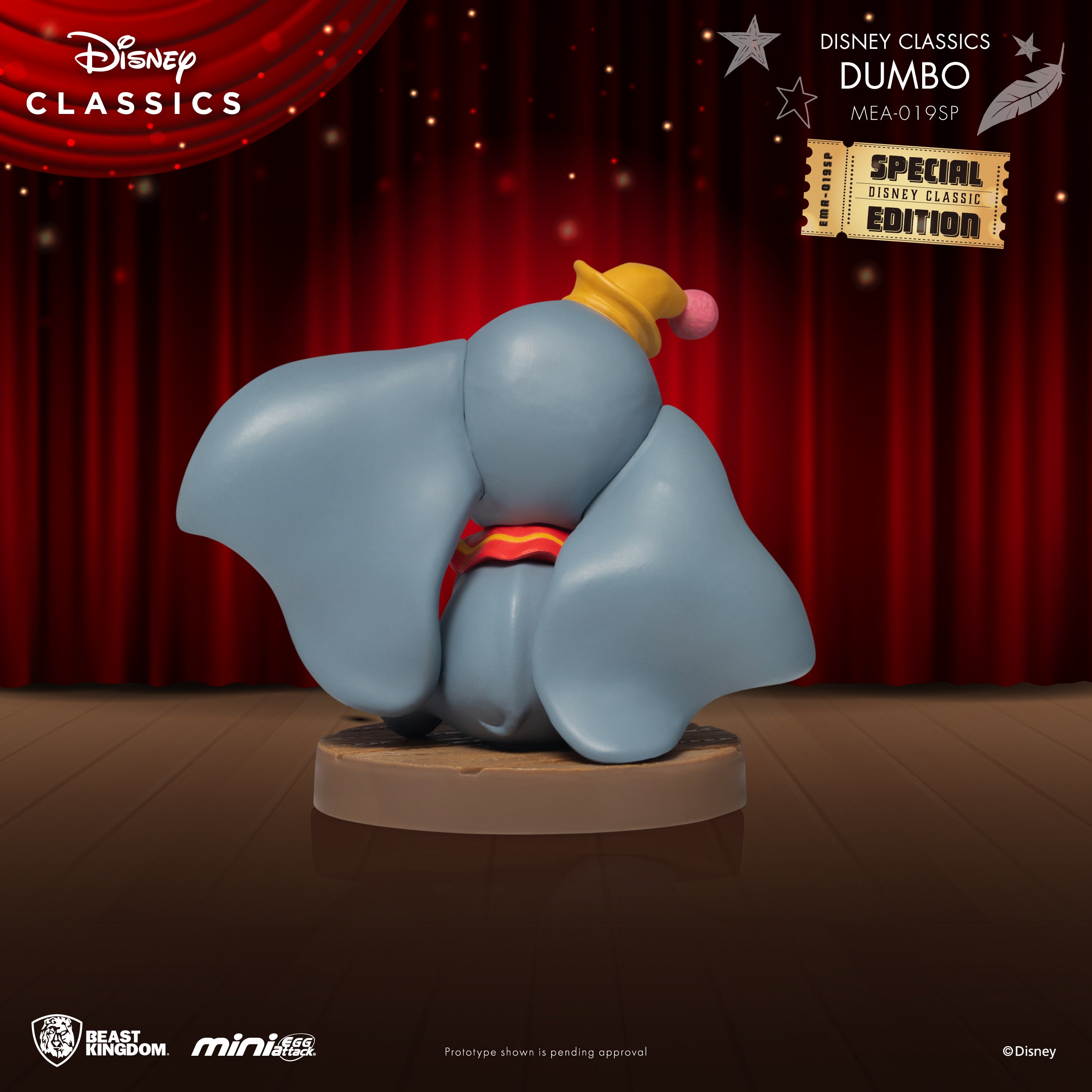 Beast Kingdom MEA-019SP Disney Classic Series Dumbo Special Edition Mini Egg Attack Figure