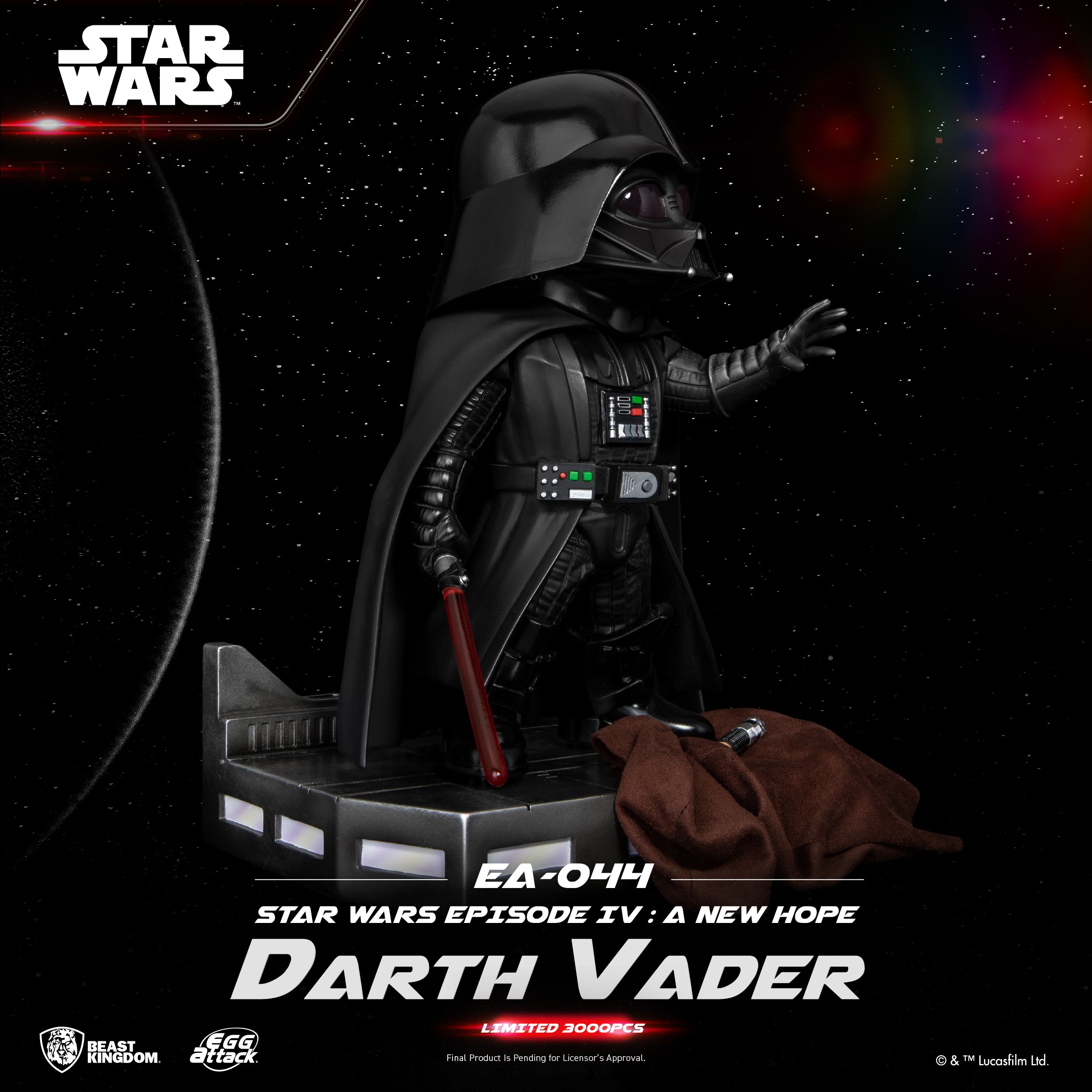 Beast Kingdom EA-044 Star Wars Episode IV: A New Hope Darth Vader Egg Attack Figure Statue