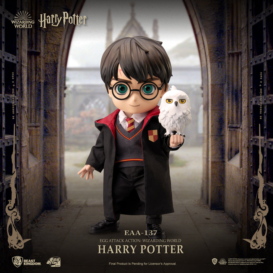 Beast Kingdom Harry Potter Platform 9 ¾ D-Stage 6 Inch Statue - Diorama With Harry, Hedwig & Hogwarts Express