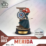 Beast Kingdom MDS-003 Disney 100 Years of Wonder-Pixar Alphabet Art Series Blind Box Set-B Mini Diorama Stage Figure Statue