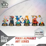 Beast Kingdom MDS-003 Disney 100 Years of Wonder-Pixar Alphabet Art Series Blind Box Set-B Mini Diorama Stage Figure Statue