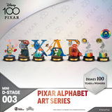 Beast Kingdom MDS-003 Disney 100 Years of Wonder-Pixar Alphabet Art Series Blind Box Set-B Mini Diorama Stage Figure Statue