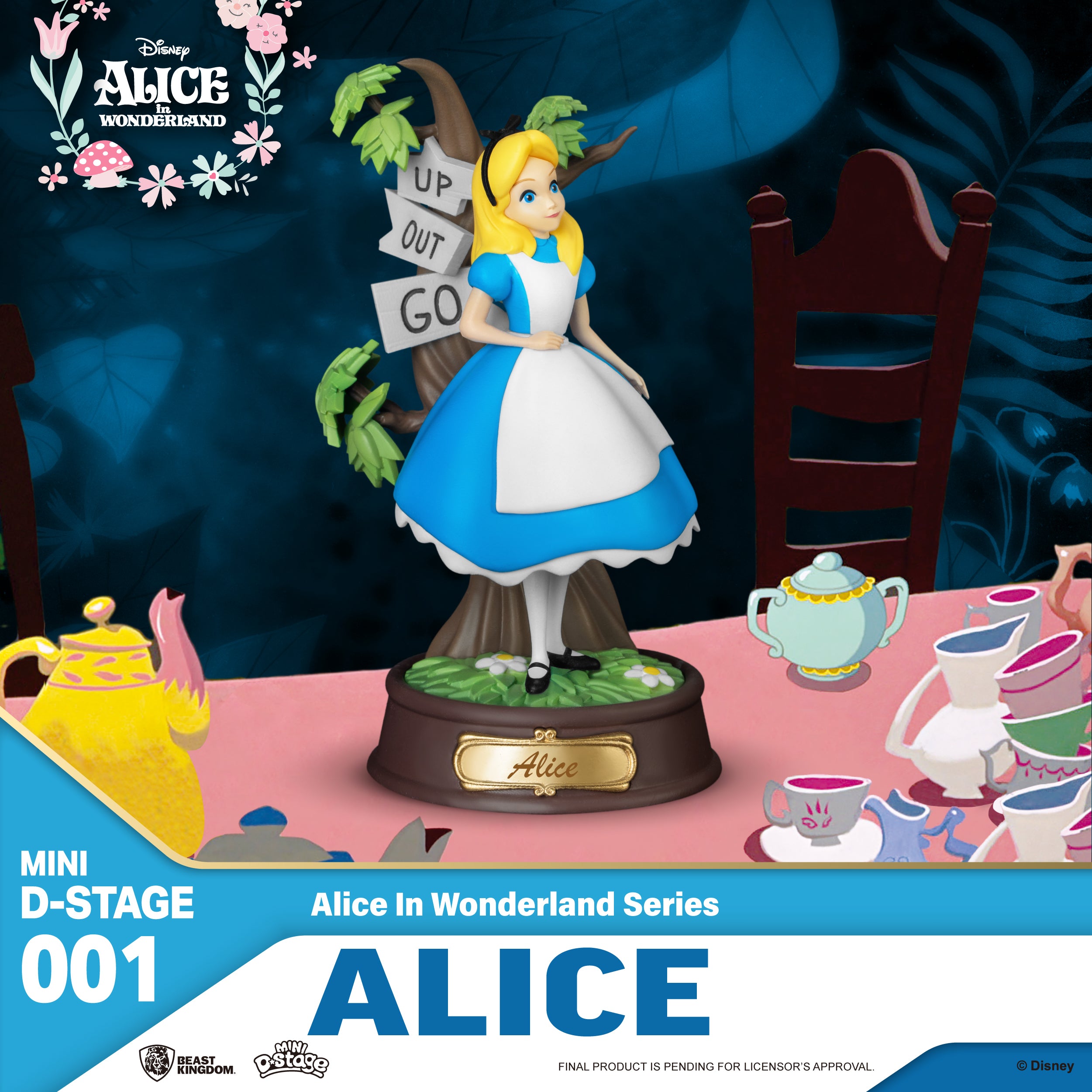 Beast Kingdom Alice in Wonderland: Mini D-Stage 001 6-Piece Set - We-R-Toys