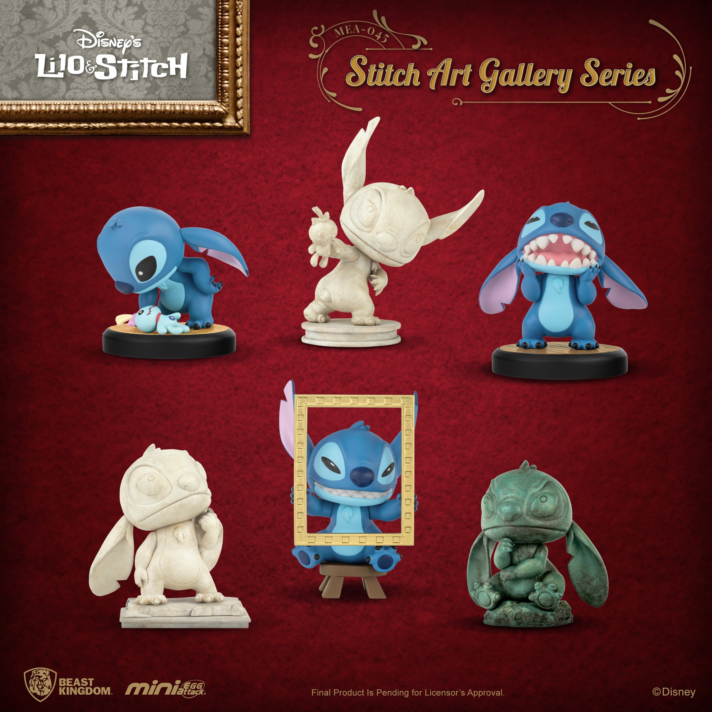 Beast Kingdom MEA-040 Mini Figure Set 6 Pezzi | The Nightmare Before Christmas