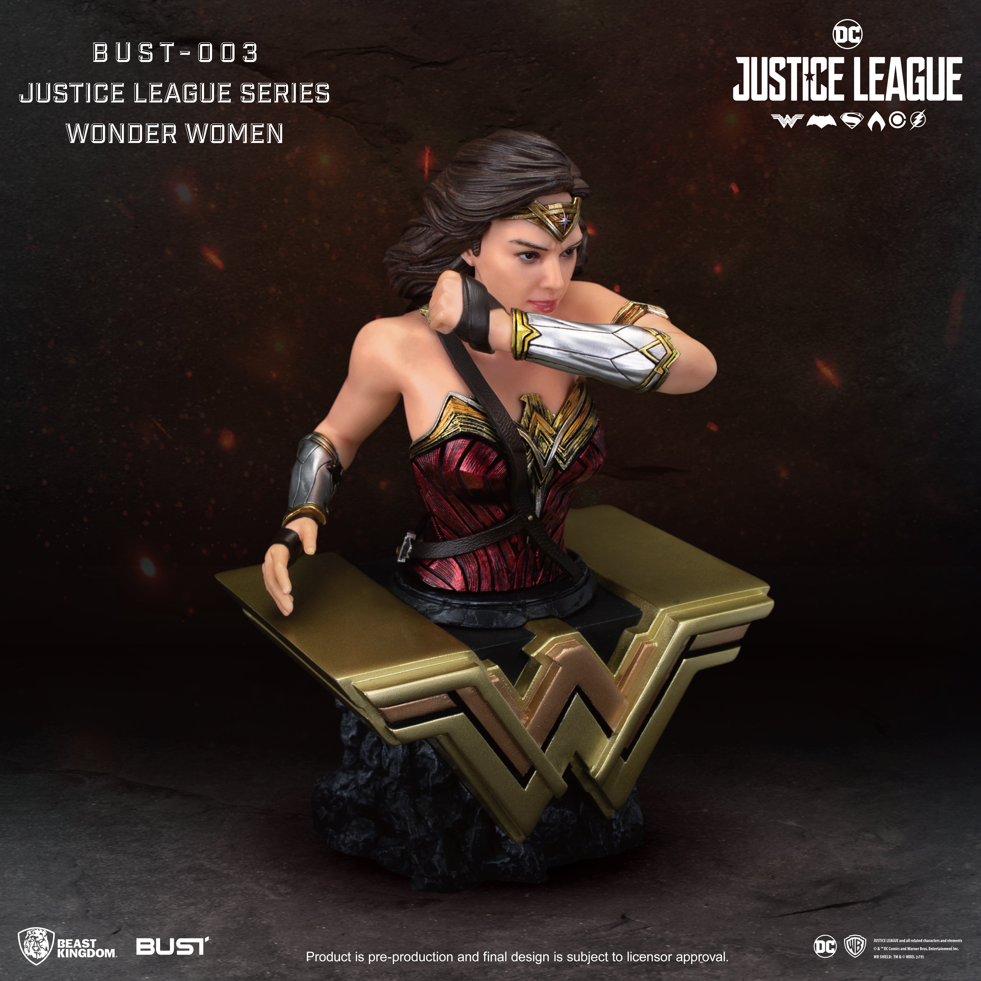 Beast Kingdom DC Bust Series: Justice League Wonder Woman (BUST-003)