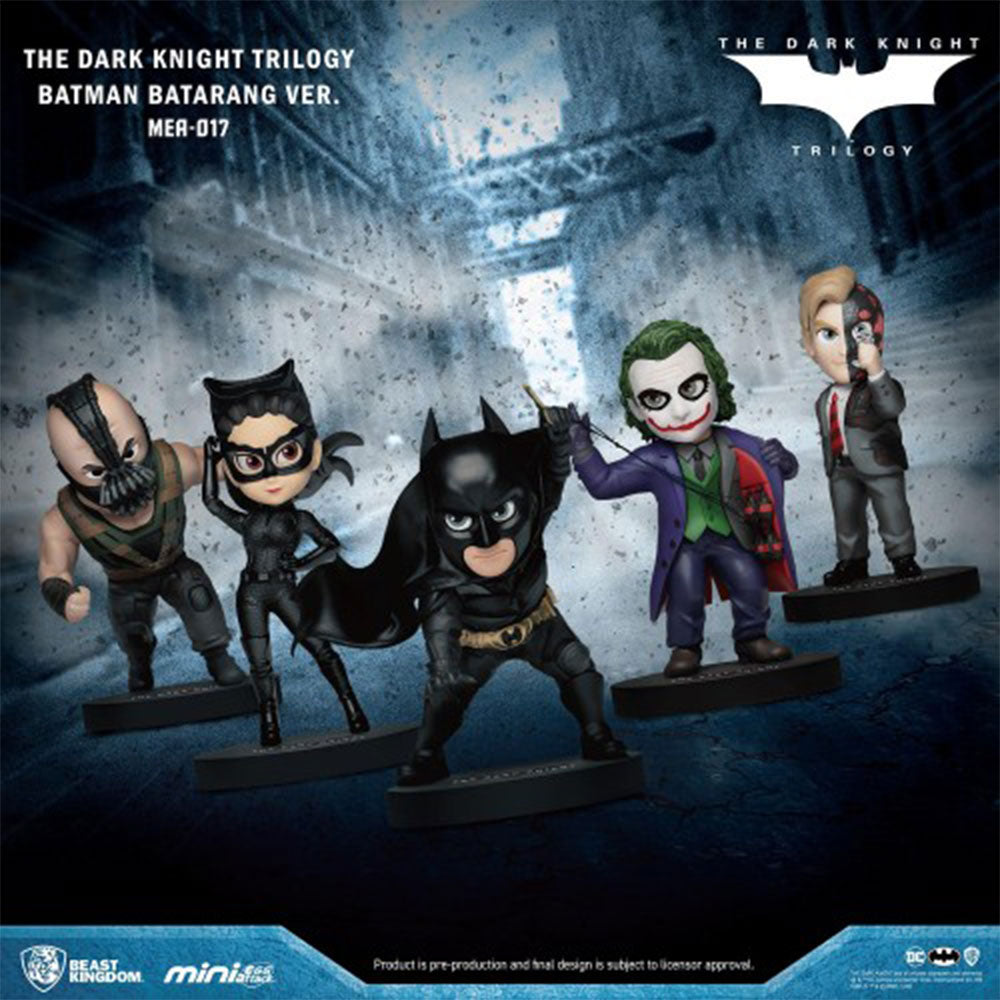 Beast Kingdom MEA-017 DC The Dark Knight Trilogy: Batman Batarang Version Mini Egg Attack Figure