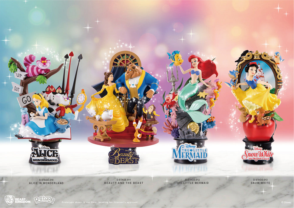 Beast Kingdom DS-011 Disney Beauty and the Beast Diorama Stage D-Stage Figure Statue