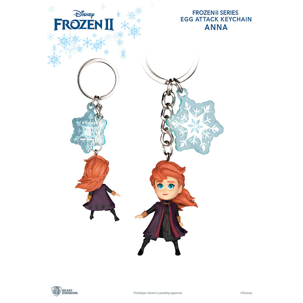 Beast Kingdom Frozen 2 Egg Attack Keychain Series Anna
