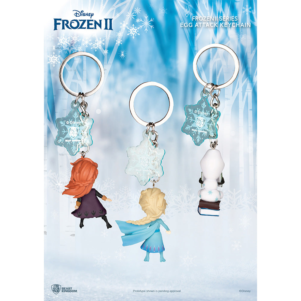 Beast Kingdom Frozen 2 Egg Attack Keychain Series Anna