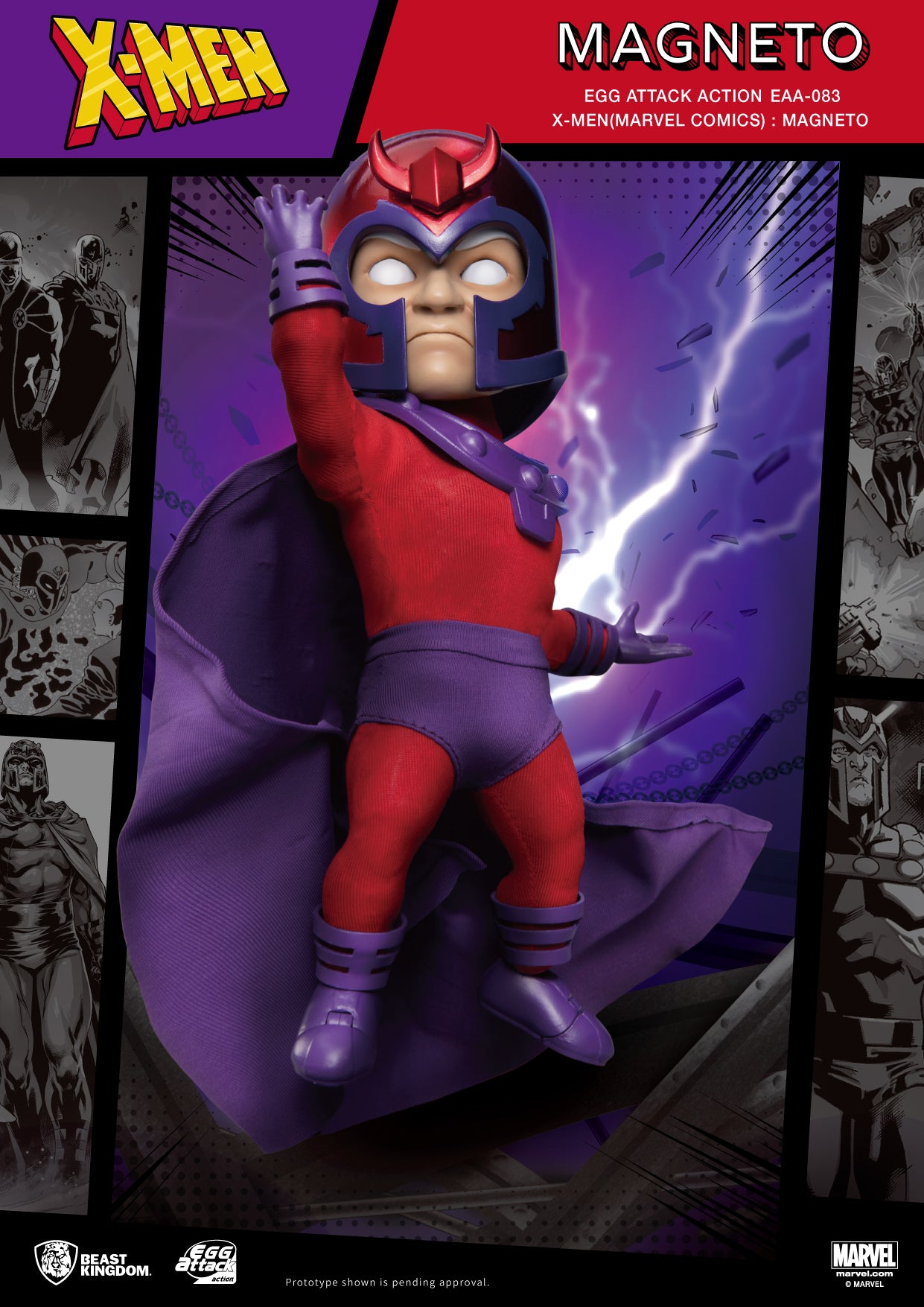 Beast Kingdom EAA-083 Marvel X-Men: Magneto Egg Attack Action Figure
