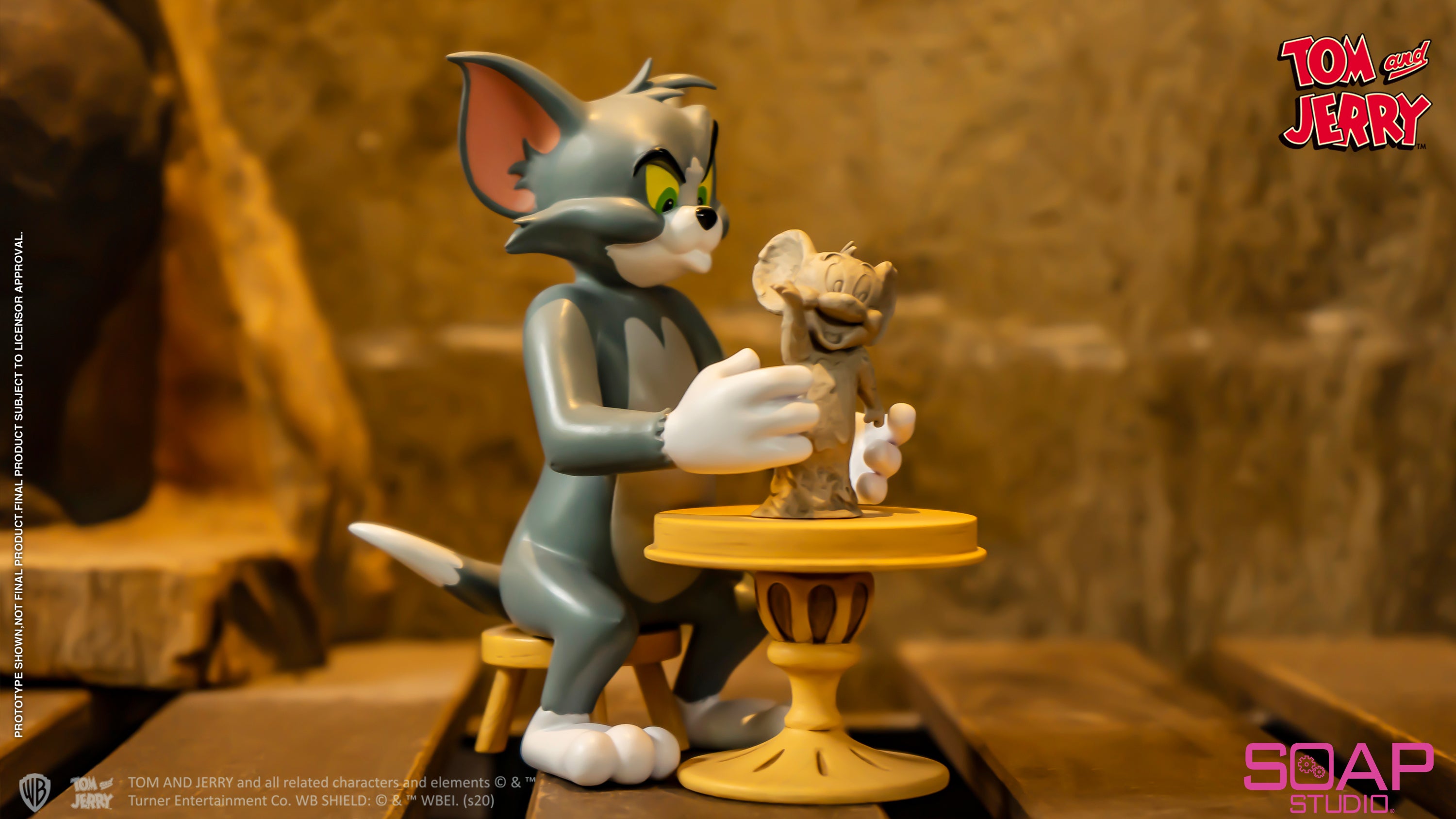 Soap Studio CA126 Tom and Jerry: The Sculptor Figure Statue