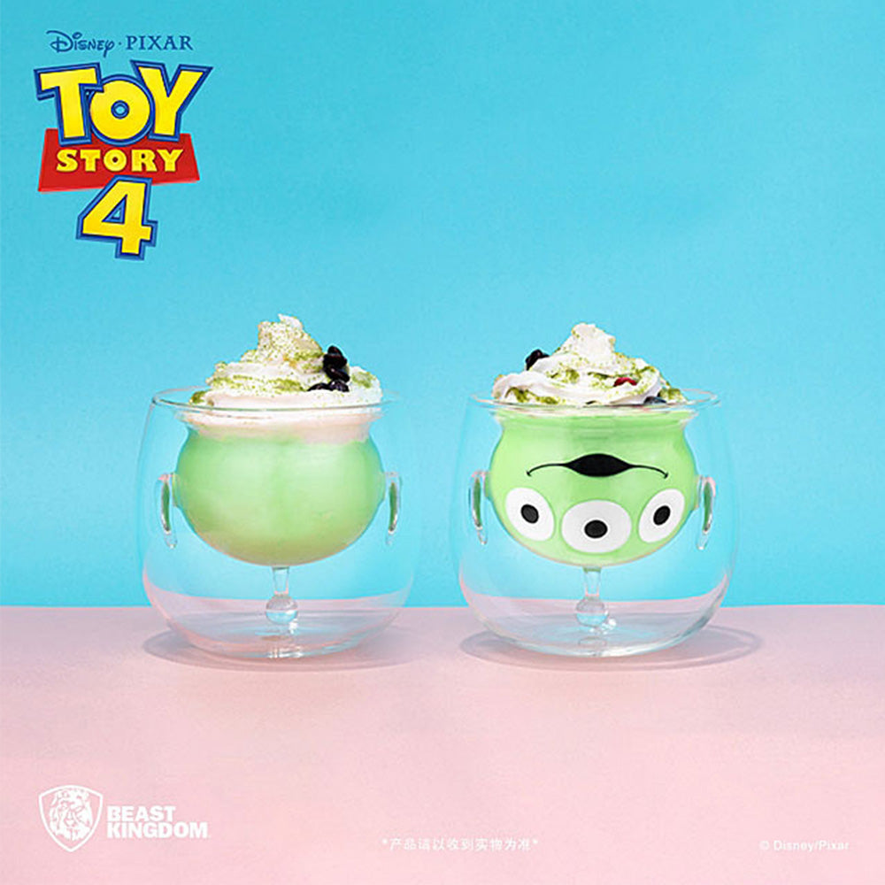 Beast Kingdom Double Wall Glass Mug Series: Toy Story 4 - Alien Double Layer Glass Cup 180ML (Limited Edition)